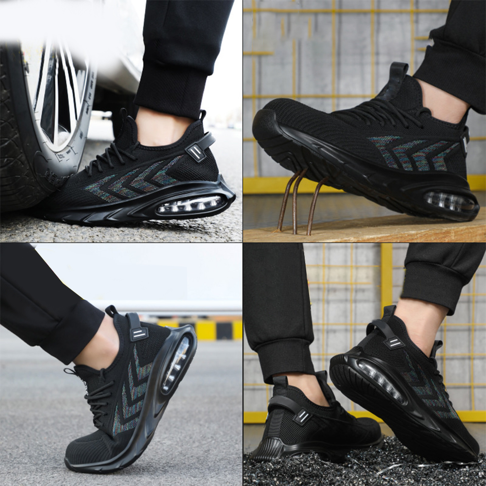 Baskets composites indestructibles pour hommes, chaussures de travail pour l'industrie et la construction, sport