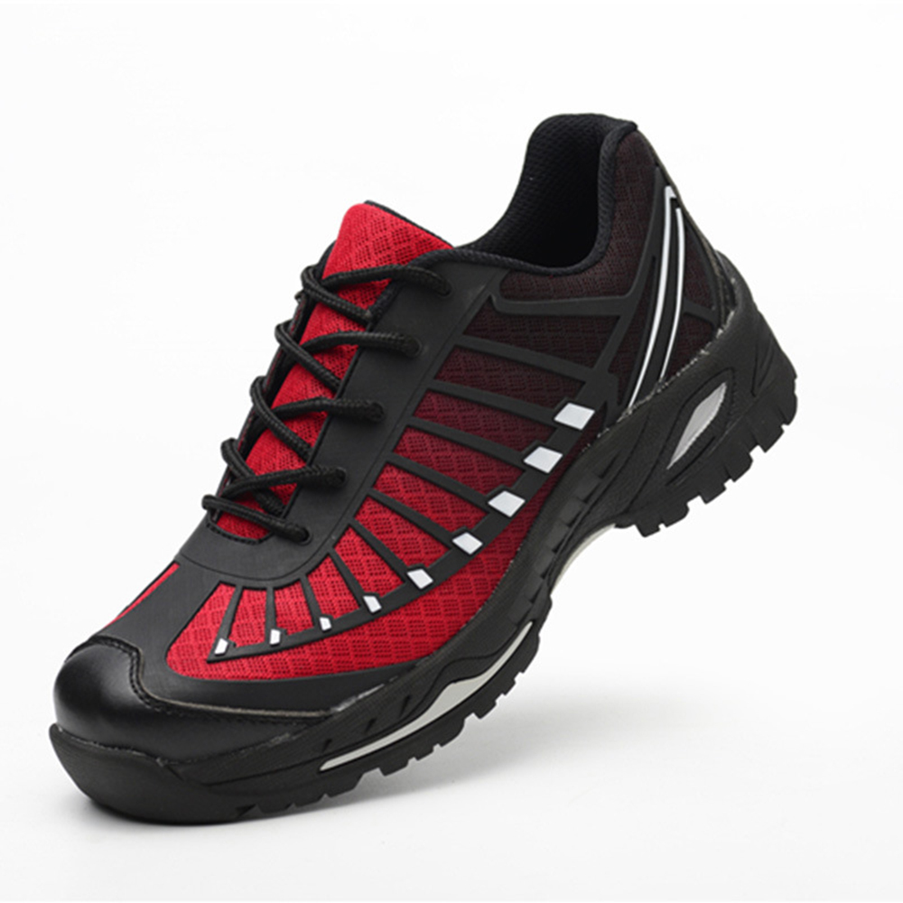 Baskets légères et respirantes, Anti-écrasement et Anti-perçage, Construction S3, chaussures de sécurité industrielle résistantes à l'usure, pour le sport