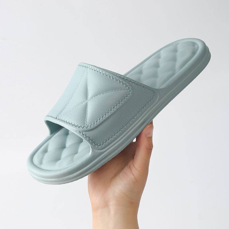Sandale de chaussures à glissière noire personnalisée OEM en PVC, pantoufles à logo personnalisé pour hommes, sandales à glissière vierges unies, pantoufles à glissière avec logo personnalisé