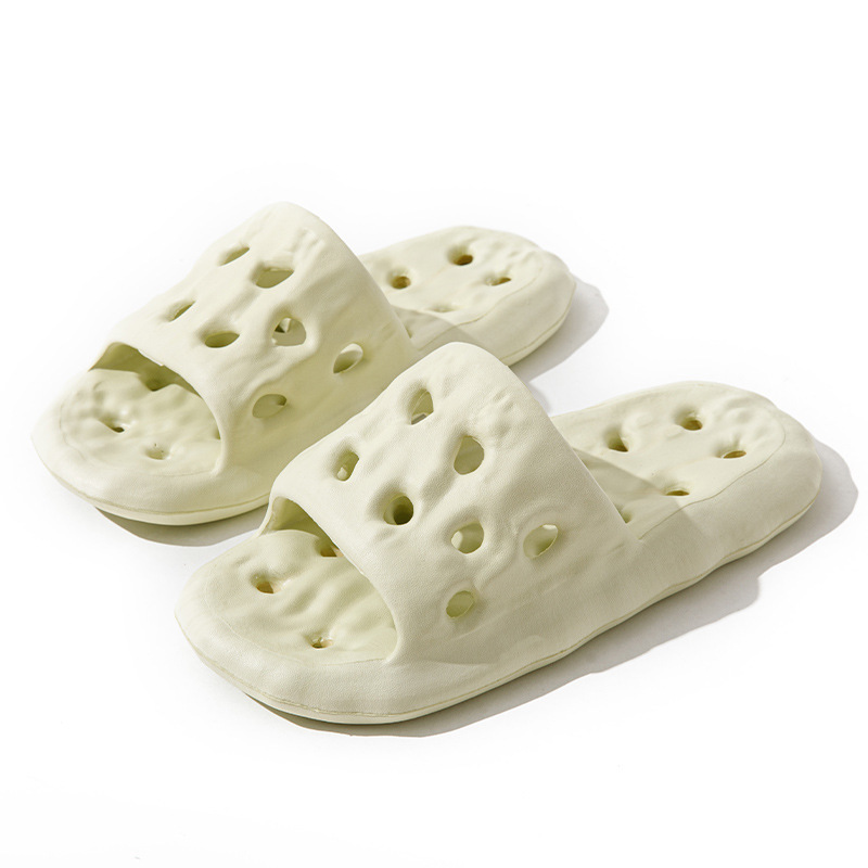Eva Couples - Pantoufles confortables à bout ouvert pour toilettes