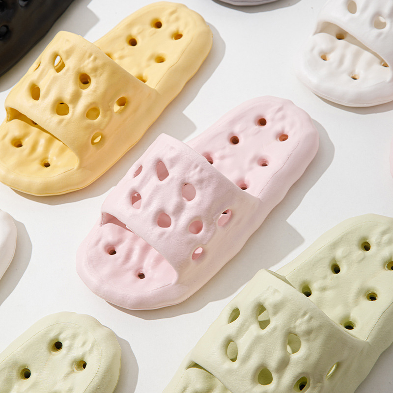 Eva Couples - Pantoufles confortables à bout ouvert pour toilettes