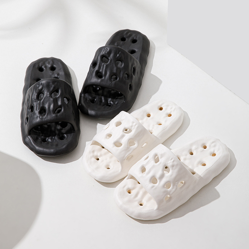 Eva Couples - Pantoufles confortables à bout ouvert pour toilettes