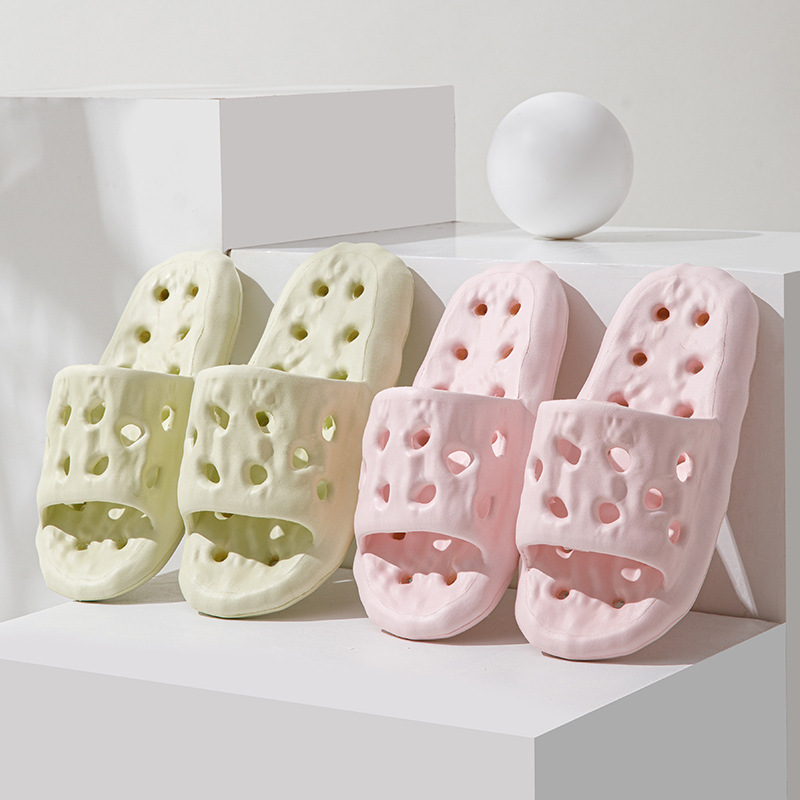 Eva Couples - Pantoufles confortables à bout ouvert pour toilettes
